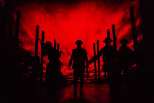 OBSERVE THE SONS OF ULSTER MARCHING TOWARDS THE SOMME, , Writer - FRANK MCGUINNESS, DIRECTED BY JEREMY HERRIN, Headlong, Citizens Theatre, Glasgow, UK, 2016, Credit: Johan Persson/