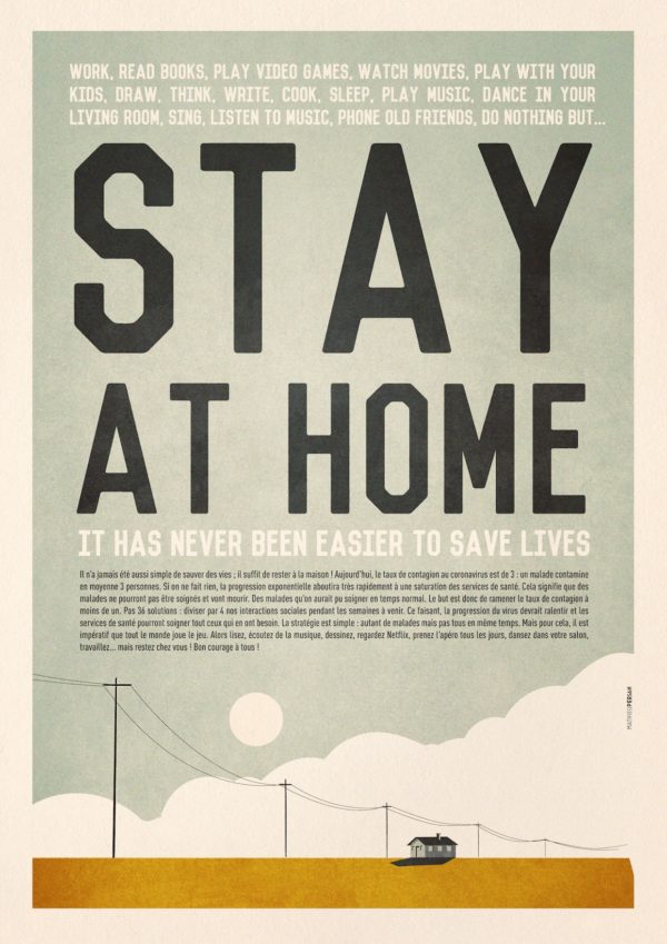 L 'Affiche Stay at Home