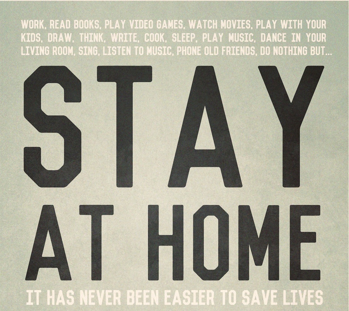 RESTEZ Á LA MAISON – STAY HOME – FIQUE EM CASA