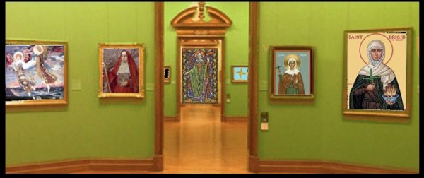 © Photo Montage The Irish Eyes - Inspiration National Gallery Dublin 