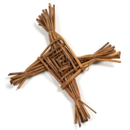 Une croix de Ste Brigid en paille