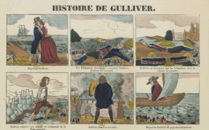 L'Image d'Epinal : Les Voyages de Gulliver