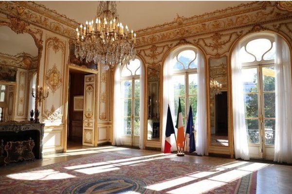 Le Grand Salon de l'Ambassade d'Irlande à Paris